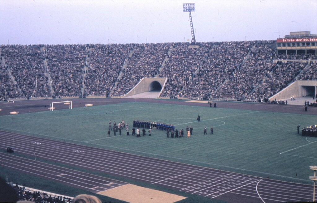 Deutsch: WM-Qualifikationsspiel DDR - Tschechoslowakei 1 : 4 am 27.10.1957